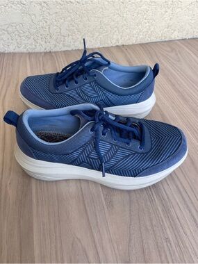Kybun Navy & Light Blue Women's Platform Sneakers